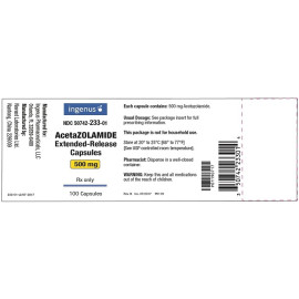 ACETAZOLAMIDE ER 500MG