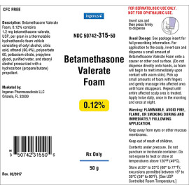 BETAMETHASONE VALEVATE FOAM 0.12%