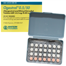 OGESTREL 0.5/0.05MG