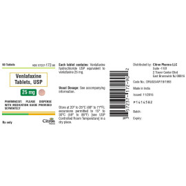 VENLAFAXINE HCL 25MG