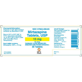 MIRTAZAPINE 15MG