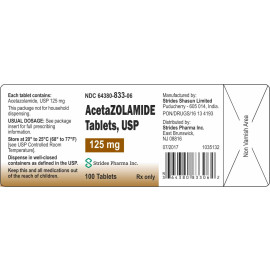 ACETAZOLAMIDE 125MG
