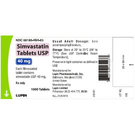 SIMVASTATIN 40MG