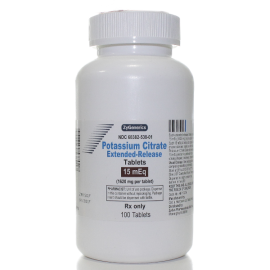 POTASSIUM CITRATE 15MEQ