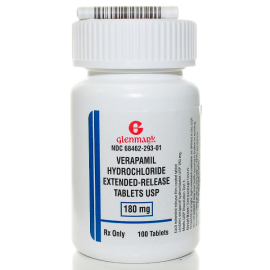 VERAPAMIL HCL ER 180MG