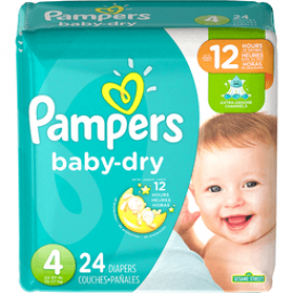 PAMPERS BABY DRY SIZE 4