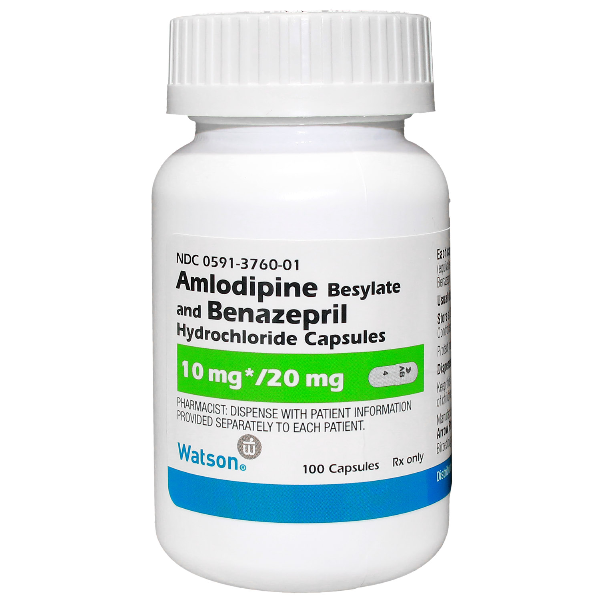 AMLODIPINE/BENAZEPRIL 1020MG RX Products