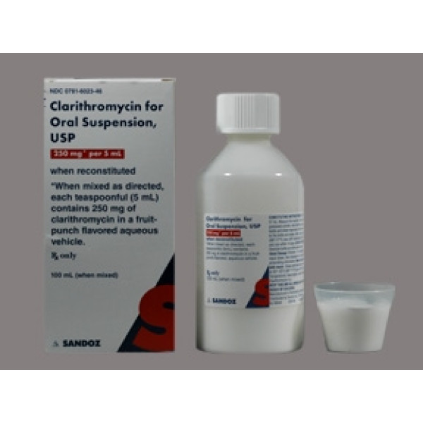 CLARITHROMYCIN 250MG/ 5ML RX Products