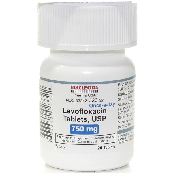 LEVOFLOXACIN 750MG RX Products